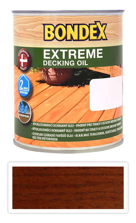 Bondex EXTREME DECKING OIL 0.75l červený mahagon BONDEX