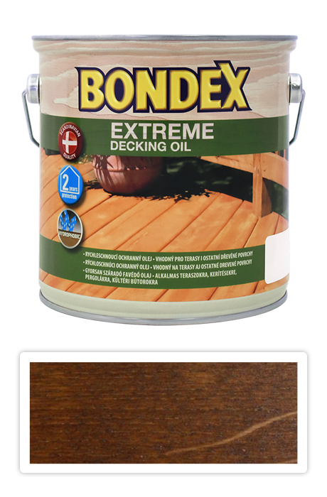 Bondex EXTREME DECKING OIL 2.5l Ořech BONDEX