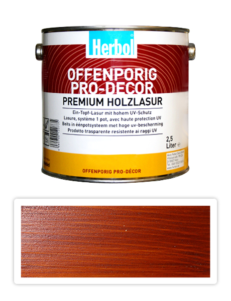 Herbol Offenporig Pro-decor 2.5l mahagon 8407 HERBOL