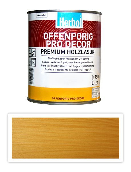 Herbol Offenporig Pro-decor 0.75l světlý dub HERBOL