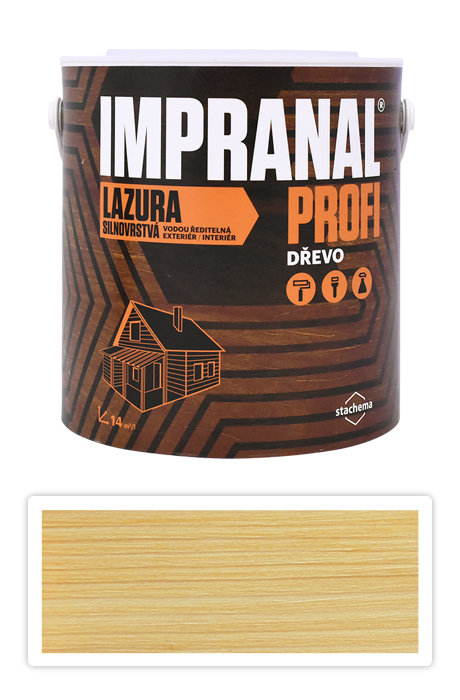 Impranal Profi Lazura Silnovrstvá 2.5l Dub Stachema