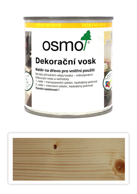 OSMO Dekorační vosk transparentní 0