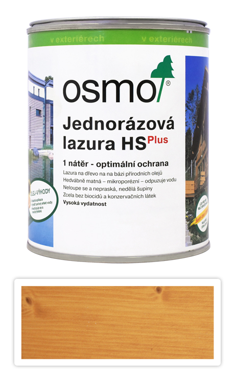 Jednorázová lazura HS OSMO 0.75l Borovice OSMO