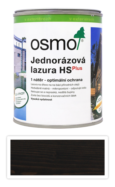 Jednorázová lazura HS OSMO 0.75l Eben 9271 OSMO