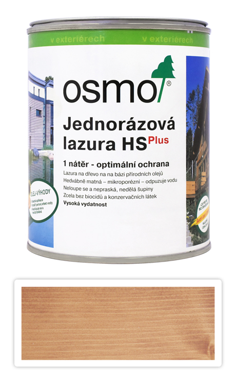 Jednorázová lazura HS OSMO 0.75l Modřín 9236 OSMO