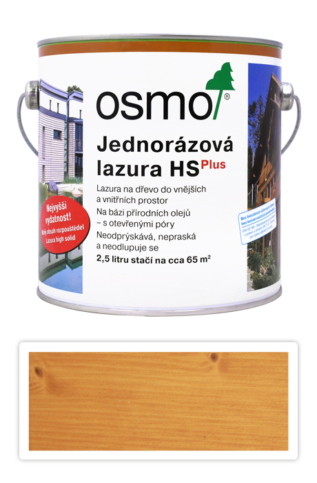 Jednorázová lazura HS OSMO 2.5l Borovice OSMO