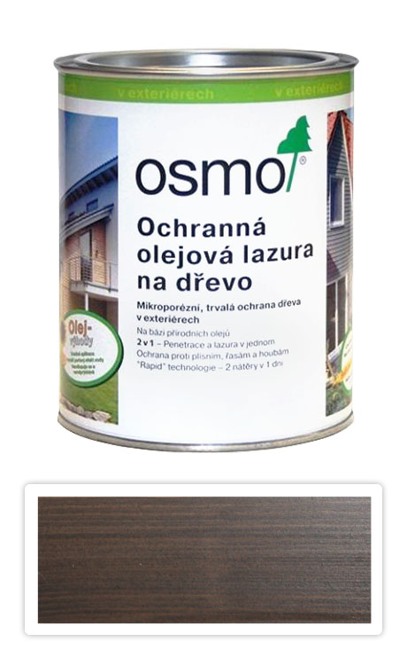 Ochranná olejová lazura OSMO 0.75l Patina OSMO