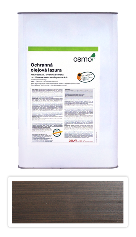 Ochranná olejová lazura OSMO 25l Patina 905 OSMO