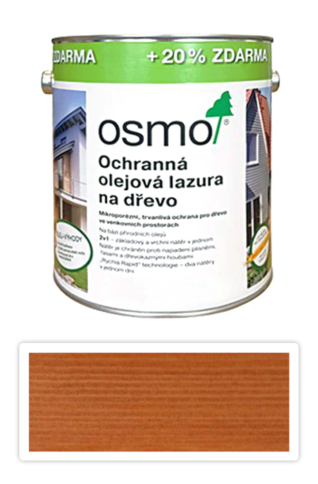 OSMO Ochranná olejová lazura na dřevo Cedr 3l 728 OSMO