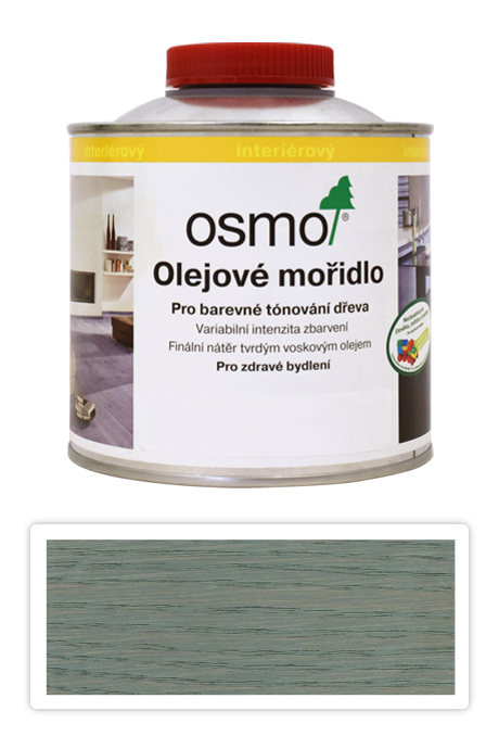 OSMO Olejové mořidlo 0.5 l Stříbrně šedá 3512 OSMO