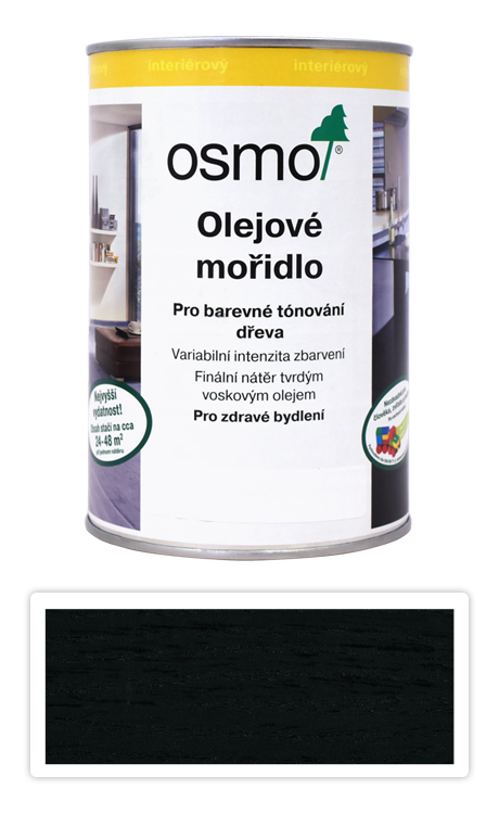 OSMO Olejové mořidlo 1 l Černá 3590 OSMO