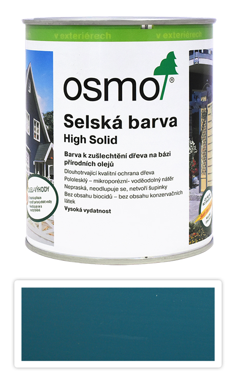 Selská barva OSMO 0.75l Labrador modrá 2501 OSMO