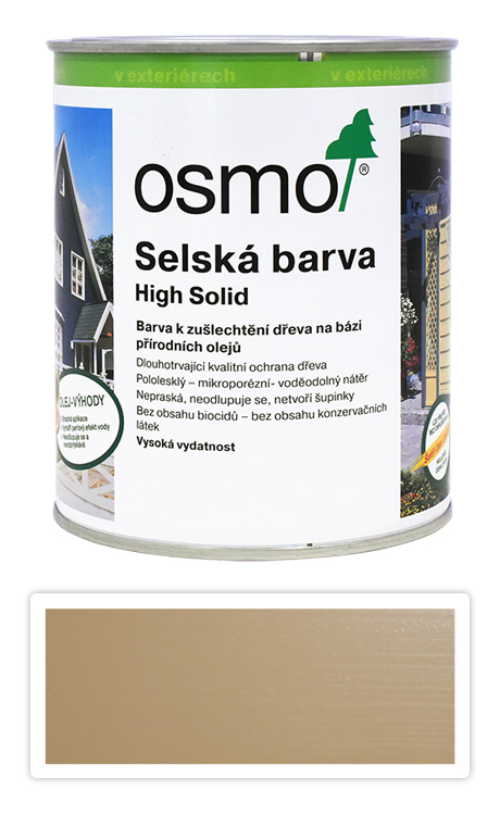 Selská barva OSMO 0.75l Slonová kost 2204 OSMO