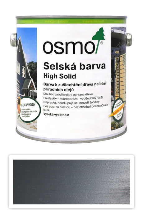 Selská barva OSMO 2.5l Kamenně šedá 2704 OSMO