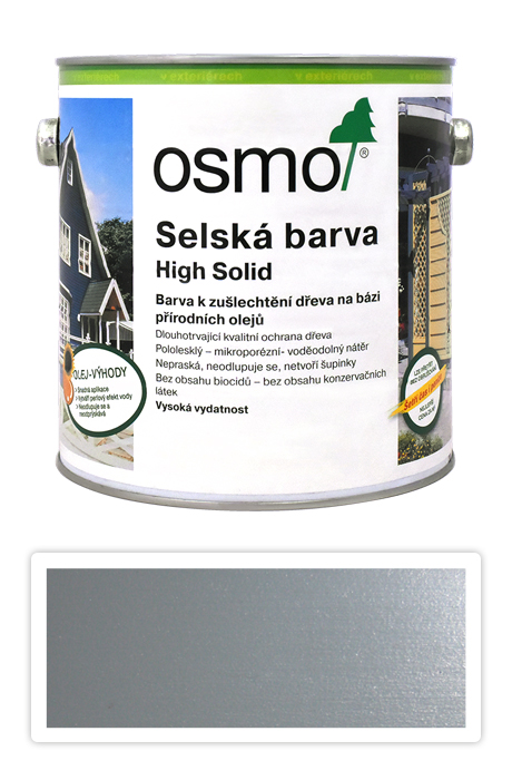 Selská barva OSMO 2.5l Silniční šedá 2742 OSMO