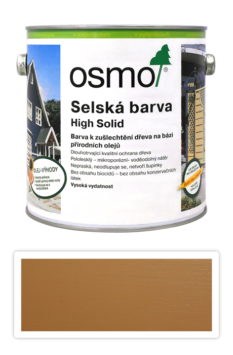 Selská barva OSMO 2.5l Slunečně žlutá 2205 OSMO