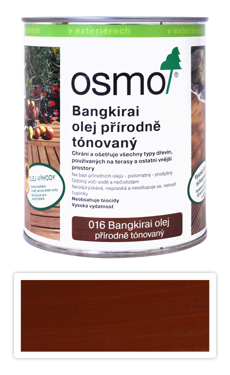 OSMO Speciální olej na terasy 0.75 l Bangkirai tmavý 016 OSMO