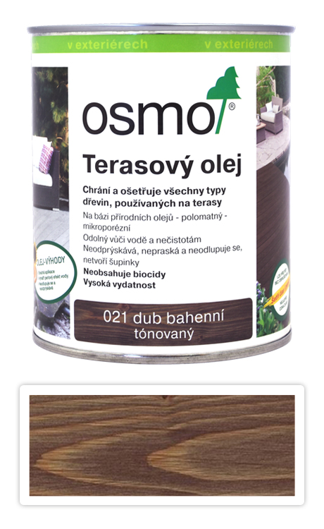 OSMO Speciální olej na terasy 0.75 l Dub bahenní 021 OSMO