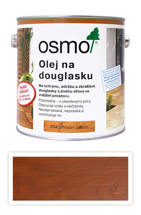 OSMO Speciální olej na terasy 2.5 l Douglasien 004 OSMO