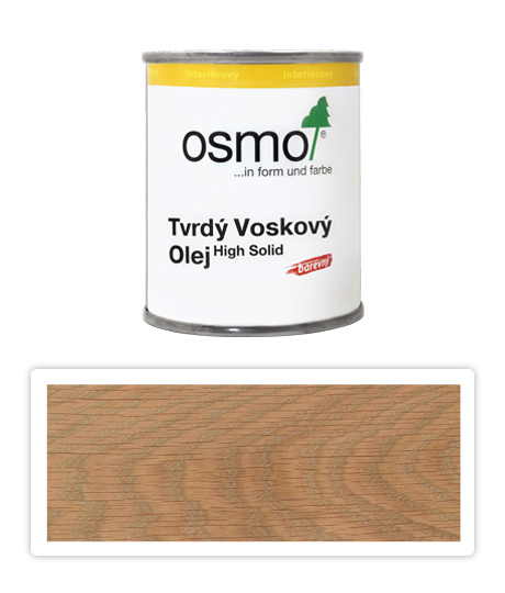 Tvrdý voskový olej OSMO barevný 0.125l Světle šedý 3067 OSMO