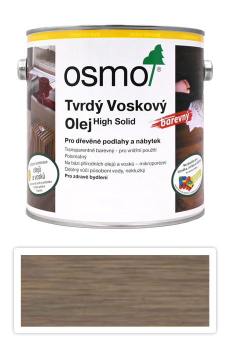 Tvrdý voskový olej OSMO barevný 2.5l Grafit OSMO