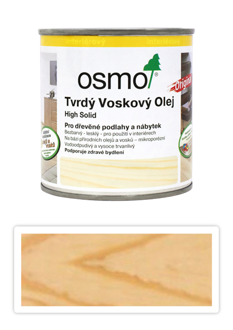 Tvrdý voskový olej OSMO 0.375l Original Lesklý 3011 OSMO