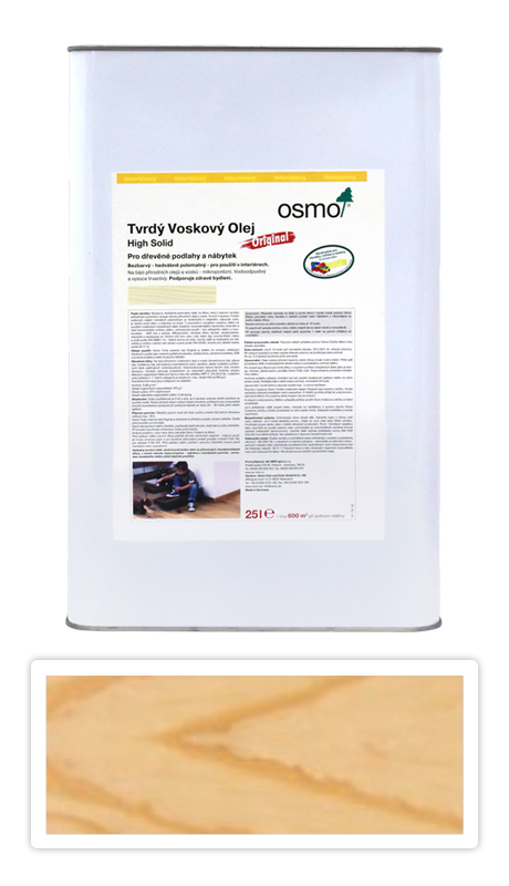 Tvrdý voskový olej OSMO 25l Original Polomat 3065 OSMO