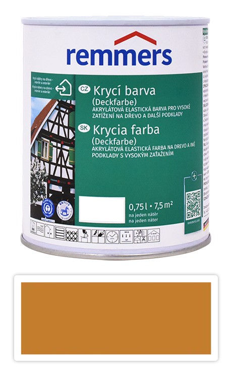 REMMERS Deckfarbe - krycí barva 0.75 l Maisgelb / Kukuřičně žlutá Remmers