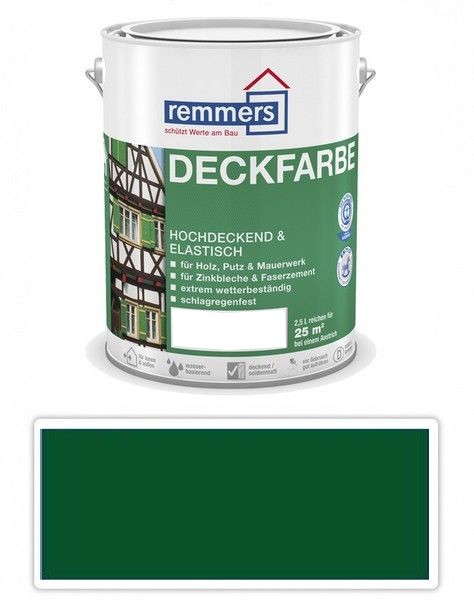 REMMERS Deckfarbe - krycí barva 2.5 l Moosgrün / Mechově zelená Remmers