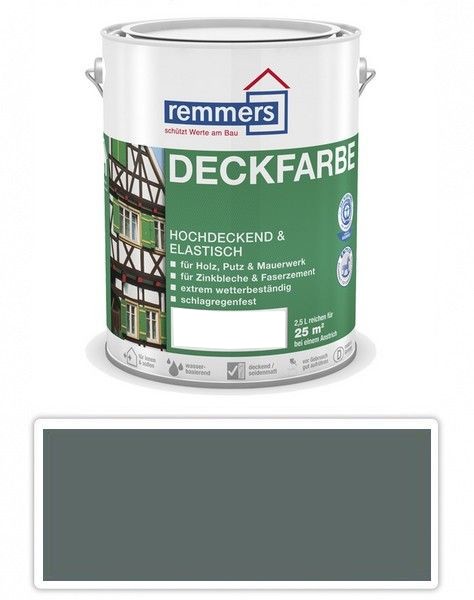 REMMERS Deckfarbe - krycí barva 2.5 l Dunkelgrau / Tmavě šedá Remmers