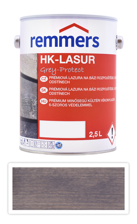 REMMERS HK-lasur Grey Protect 2.5 l Erzgrau FT 20929 Remmers