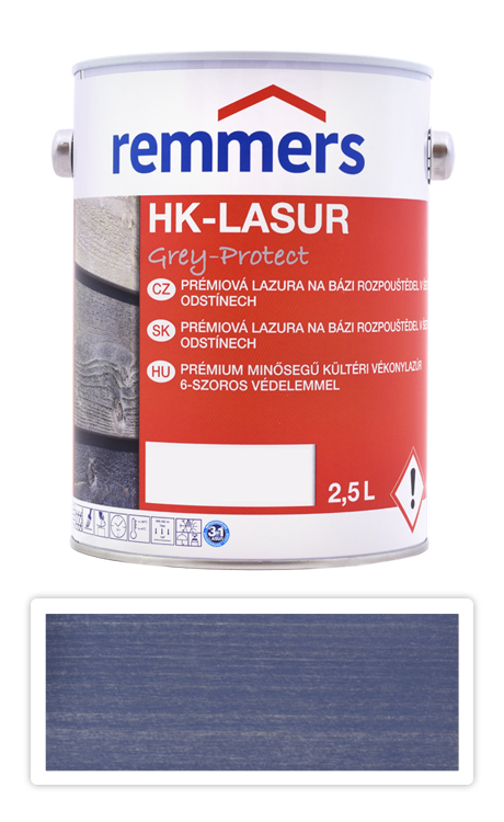 REMMERS HK-lasur Grey Protect 2.5 l Granitgrau FT 20923 Remmers