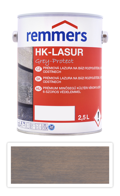 REMMERS HK-lasur Grey Protect 2.5 l Nebelgrau FT 20930 Remmers