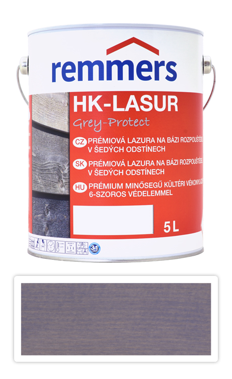 REMMERS HK-lasur Grey Protect 5 l Fenstergrau FT 20931 Remmers