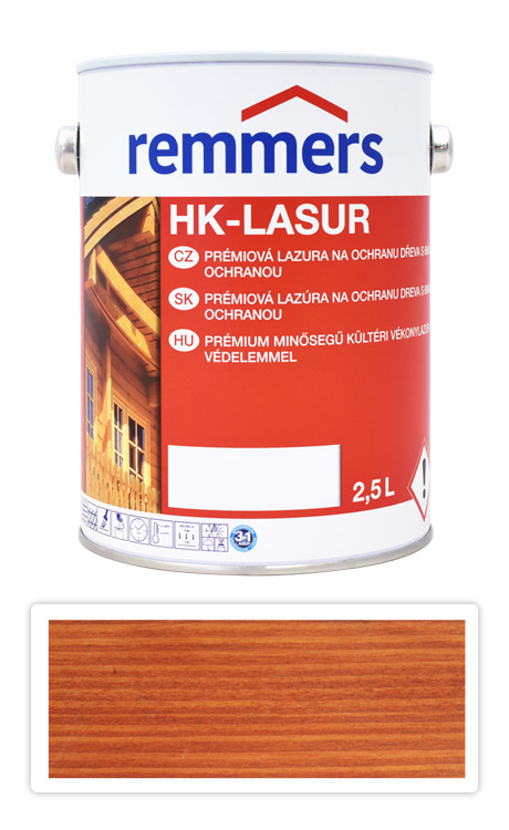 REMMERS HK-lasur - ochranná lazura na dřevo pro exteriér 2.5 l Teak Remmers