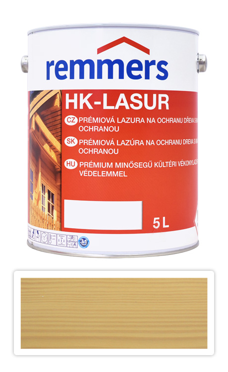 REMMERS HK-lasur - ochranná lazura na dřevo pro exteriér 5 l Hemlock Remmers