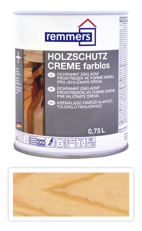 Holzschutz Creme Remmers - Lazurovací krém 0