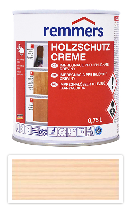 Holzschutz Creme Remmers - Lazurovací krém 0