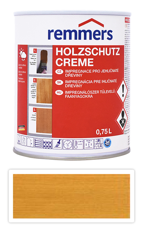 Holzschutz Creme Remmers - Lazurovací krém 0