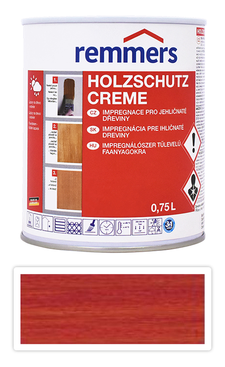 Holzschutz Creme Remmers - Lazurovací krém 0