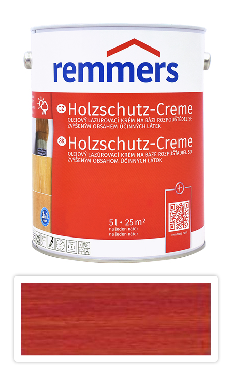 Holzschutz Creme Remmers - Lazurovací krém 5l Mahagon Remmers