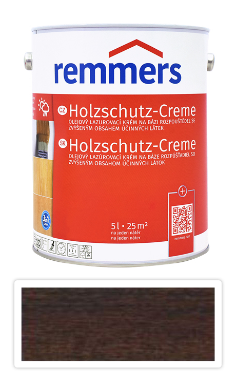 Holzschutz Creme Remmers - Lazurovací krém 5l Palisandr Remmers