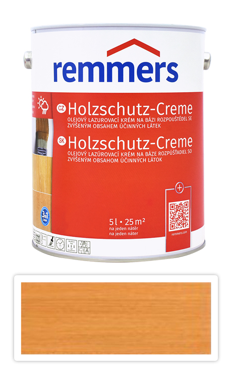 Holzschutz Creme Remmers - Lazurovací krém 5l Pinie Remmers