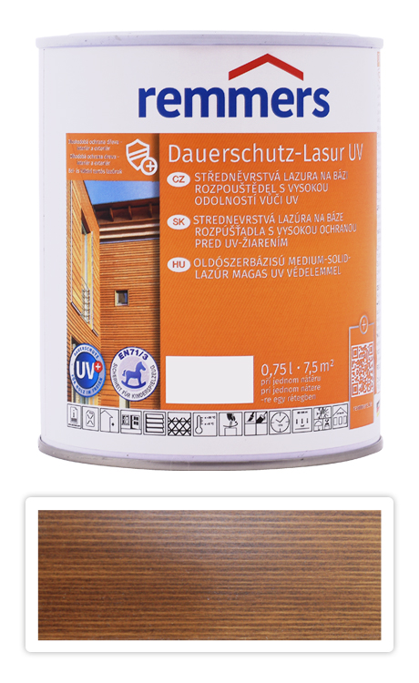 REMMERS Dauerschutz-lasur UV - dekorativní lazura na dřevo 0.75 l Palisandr Remmers