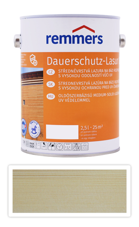 REMMERS Dauerschutz-lasur UV - dekorativní lazura na dřevo 2.5 l Bezbarvá Remmers