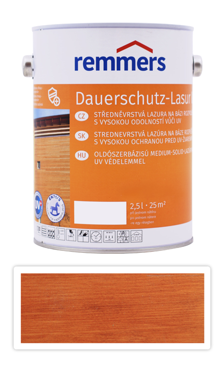 REMMERS Dauerschutz-lasur UV - dekorativní lazura na dřevo 2.5 l Teak Remmers