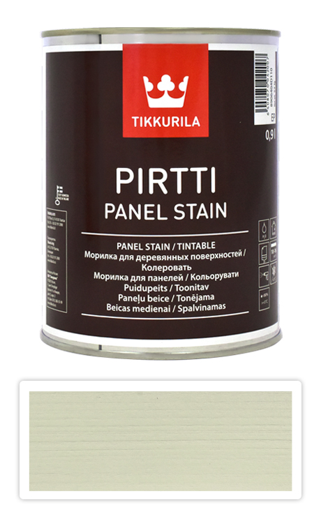 TIKKURILA Pirtti - vodou ředitelné mořidlo na dřevo v interiéru 0.9 l Lumi 5060 TIKKURILA