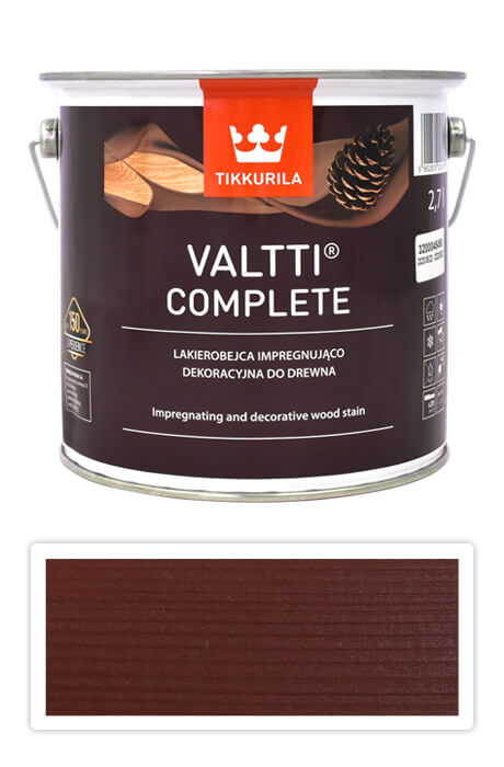 TIKKURILA Valtti Complete - matná tenkovrstvá lazura s ochranou proti UV záření 2.7 l Orava 5057 TIKKURILA