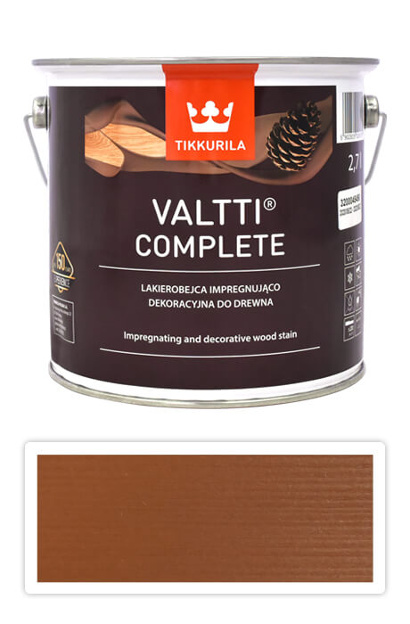 TIKKURILA Valtti Complete - matná tenkovrstvá lazura s ochranou proti UV záření 2.7 l Vahvero 5053 TIKKURILA