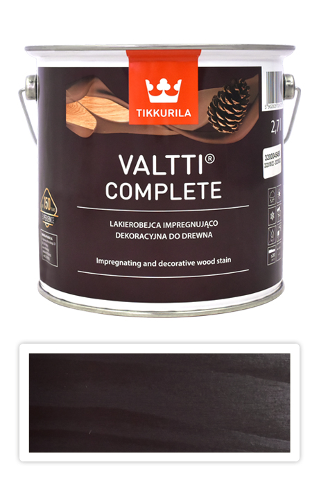 TIKKURILA Valtti Complete - matná tenkovrstvá lazura s ochranou proti UV záření 2.7 l Varpu 5076 TIKKURILA